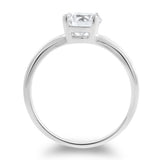 1 Carat Flawless CZ Solitaire Engagement Ring